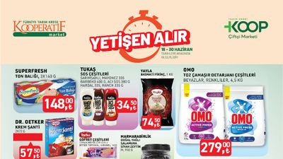 Tarım Kredi'de 16-30 Haziran kampanyası: Yetişen alır! Toz deterjan, yumuşatıcı, saç boyaları...