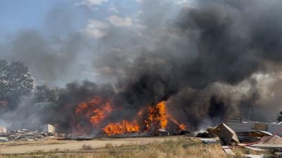 Tekirdağ'da 5 bin 600 ot balyası yandı