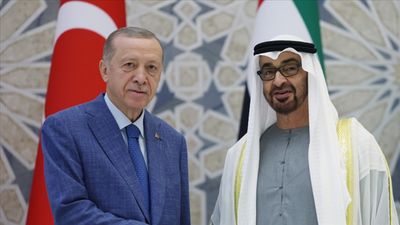 Cumhurbaşkanı Erdoğan, BAE Devlet Başkanı Nahyan ile görüştü
