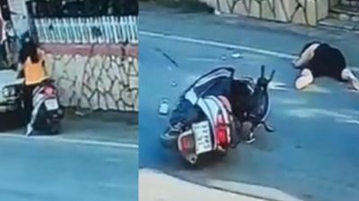 Mersin'de alkollü sürücü çarptığı motosikletlinin üzerinden geçti
