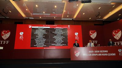 TFF 2. Lig Grupları kura çekimi yapıldı