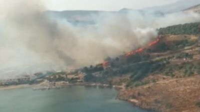 İzmir'de makilikte yangın