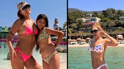 Kilo veren Demet Akalın bikinili paylaşım yaptı! Videoyu gören yorum yaptı