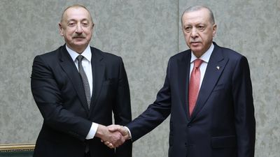 Cumhurbaşkanı Erdoğan, Aliyev ile Kahramanmaraş’ta buluştu