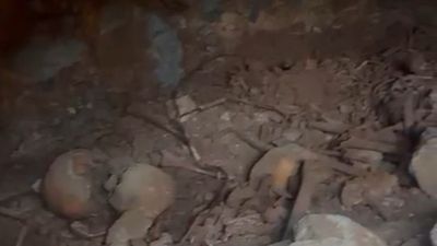 Kahramanmaraş'ta insana ait kafatasları ve kemikler bulundu