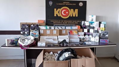 Mersin'de 2 milyon liralık kaçakçılık operasyonu: 12 gözaltı