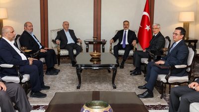Dışişleri Bakanı Fidan, Hamas heyetiyle görüştü