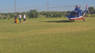 Emre Belözoğlu, tesislere helikopterle indi