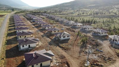 Kahramanmaraş'ta köy afet konutlarının yapımında sona gelindi