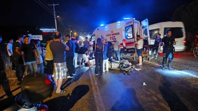 Aydın'da oğlunu yerde yaralı görünce feryat etti