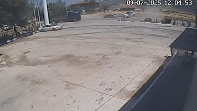 Burdur'da 5 kişinin yaralandığı kazanın görüntüleri ortaya çıktı
