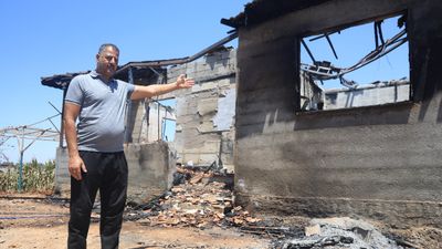 Hatay'da inşaat işçisinin yaptırdığı ev, bir gecede yandı