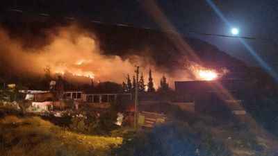 Hatay'da havai fişekli evlilik teklifi yangına neden oldu