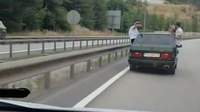 Karabük'te tehlikeli yolculuk kamerada
