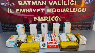 Batman'da ek mazot deposundan 20 kilogram esrar çıktı