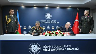 Türkiye ve Azerbaycan arasında, Askeri Güvenlik Mutabakatı imzalandı