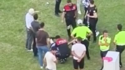 İstanbul'da darbedilen kadını kurtarmak isterken vuruldu