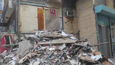 İstanbul Beyoğlu'ndaki patlamanın izleri