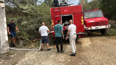 Kosova'da orman yangınına bölgede bulunan Mehmetçik müdahale etti