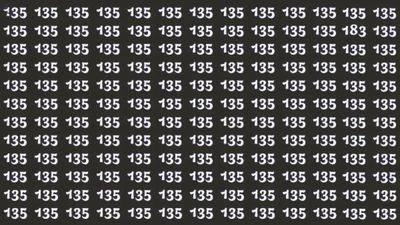 5 saniyelik zeka testi: “135”lerin arasındaki “183” sayısını bulun…