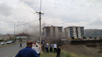 Bitlis’te doğalgaz hattında patlama