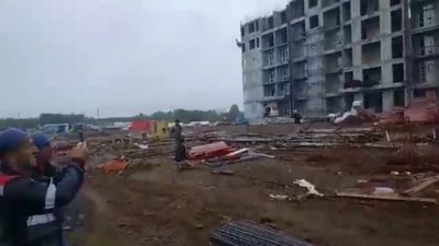 Bartınlı inşaat işçileri, Rusya'daki 8.8'lik deprem anını görüntüledi