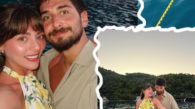 Oyuncu Sıla Türkoğlu sevgilisine poz verdi! Fotoğraf çok beğenildi