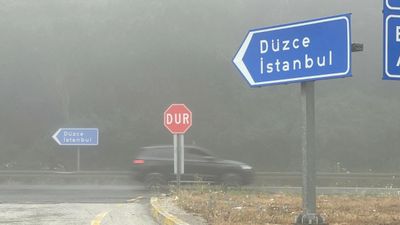 Bolu Dağı'nda sis etkili oldu: Sürücüler zor anlar yaşadı