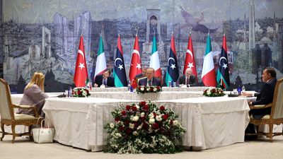 Cumhurbaşkanı Erdoğan, Meloni ve Dibeybe görüşmesi sona erdi