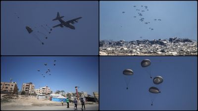 BAE ve Ürdün, Avrupa ülkelerinin desteğiyle Gazze'ye yardım ulaştırdı