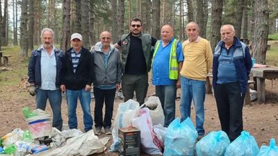 Sivas'ta köylüler, ormanları temizledi