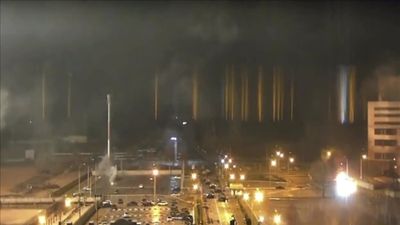 Ukrayna'daki Zaporijya Nükleer Santrali'nde bulunan destek tesisi vuruldu