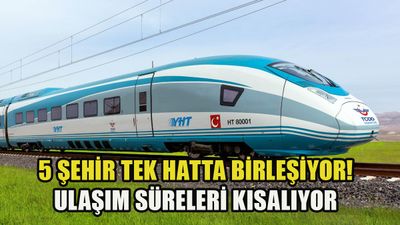 Ulaşım süresi kısalıyor: Beş şehir tek tren hattında birleşiyor!