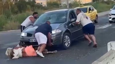 Muğla'da otomobilin çarptığı kadın ağır yaralandı: Alkollü sürücü kaçmaya çalıştı