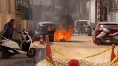 Kilis'te fiber internet çalışmasında patlama: 1 işçi yaralandı