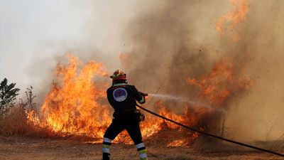 Batı Trakya alarmda! Gümülcine yakınında yangın