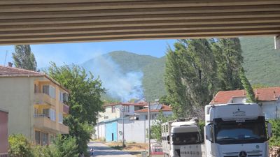 Bursa Orhangazi'de maki yangını