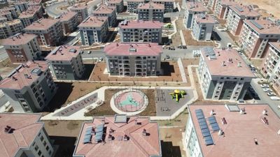 Adıyaman İndere Toplu Konutları'nda sona gelindi
