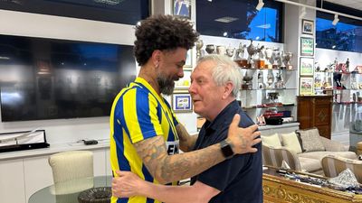 Cristian Baroni, Aziz Yıldırım'ı ziyaret etti