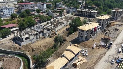 Osmaniye'de rezerv alan inşaatları hızla yükseliyor