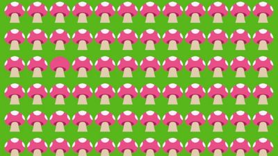 IQ'nuz yüksek mi? İllüzyondaki farklı mantarı fark edin...