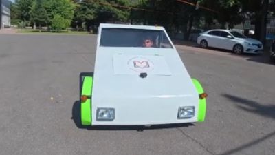 Manas Destanı ilhamıyla öğrenciler 'Tulpar' adlı elektrikli araç üretti