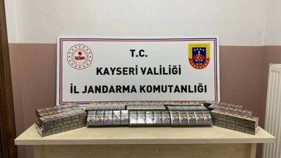 Kayseri’de 3 farklı tırdan 770 paket kaçak sigara ele geçirildi