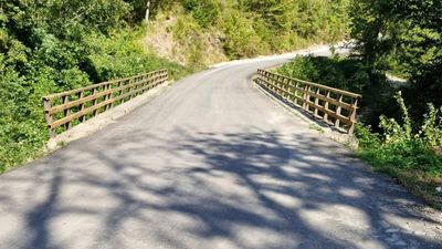 Almanya’dan Sinop’a geldiler: Gurbetçiler köylerinde paslanan köprü korkuluklarını onardı