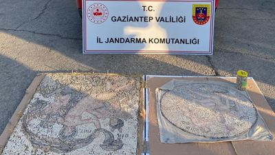 Gaziantep'te tarihi eser operasyonu: 3 gözaltı