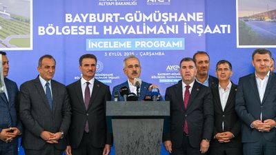 Abdulkadir Uraloğlu Gümüşhane'de: Hedefimiz 2026 yılı içerisinde havalimanını bitirmek