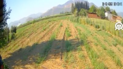 İzmir'de eğitim uçağının düşme görüntüsü ortaya çıktı