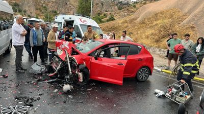 Nevşehir’de yağışlı yolda kaza: 1'i ağır 6 yaralı