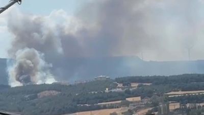 Çanakkale'de korkutan orman yangını