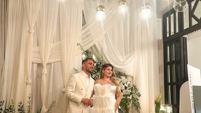 Galatasaraylı Yunus Akgün'ün nişan fotoğrafları! Karelerin altına Fenerbahçe esprileri yapıldı